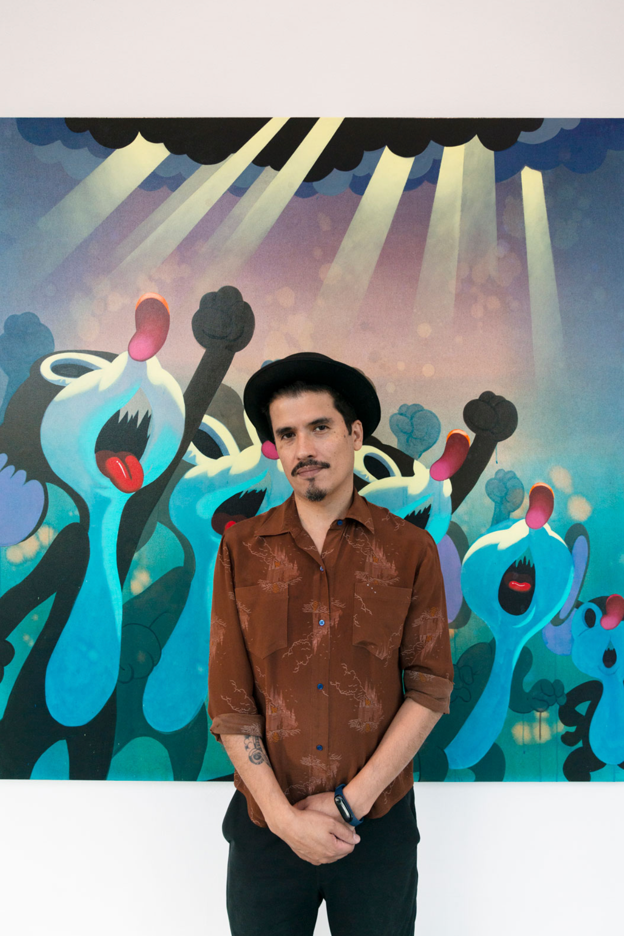 Victor Castillo's "Justicia Divina II (No Justice, No Peace)"