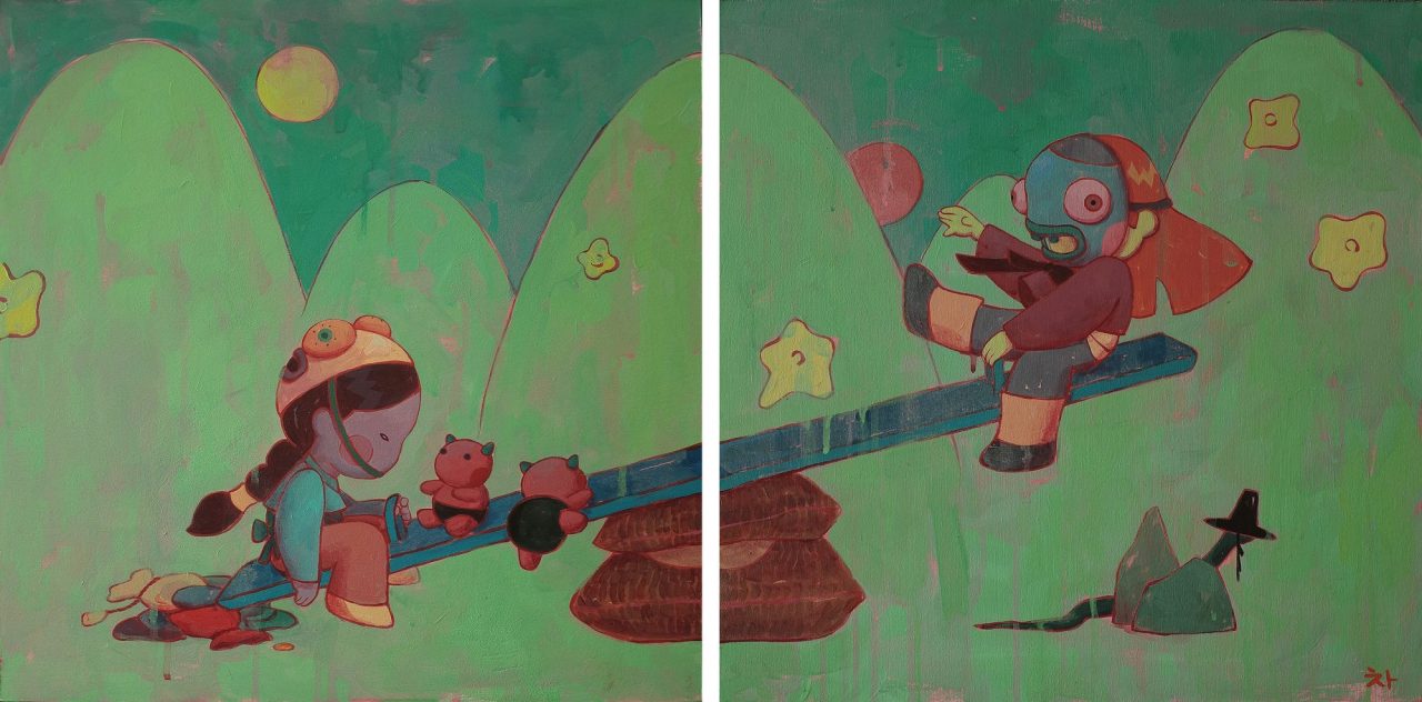 Young-Ji Cha's "Seesaw"