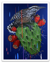 "Cactus Wren & Nopal"